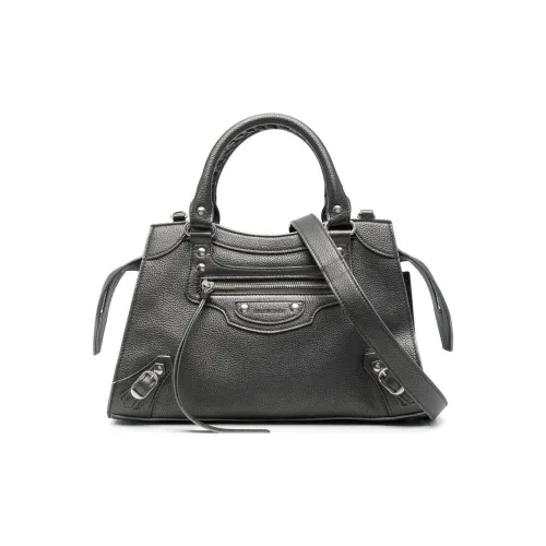 Balenciaga Neo Classic Телячья кожа Сумка через плечо Сумка Женская Бронза Серый