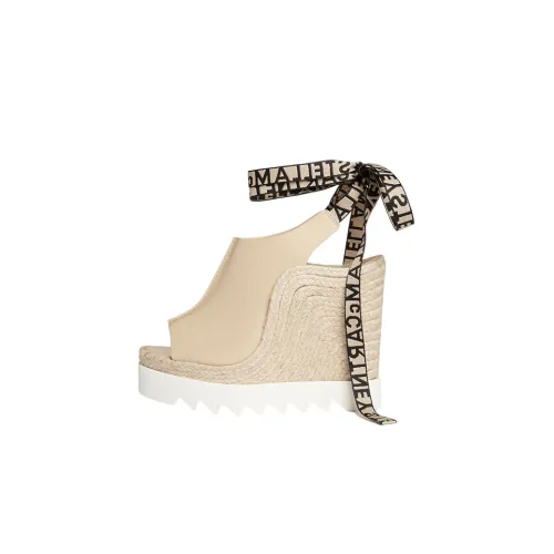 Stella McCartney Стильные сандалии 10 см женские песочный цвет