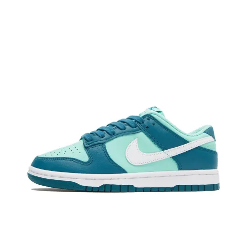 Nike Dunk Low Slip Resistant Abrasion Resistant Low Top Скейтборд Кроссовки Мужские Темно-синие