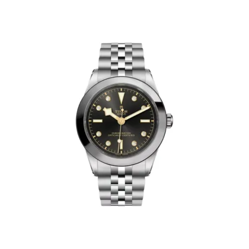 TUDOR Автоматический Механический Механизм Мужские Часы из Коллекции BLACK BAY 39 мм Черные