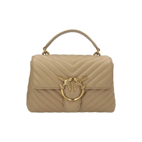 PINKO Овчина с коровьей кожей GOD OF Вино Сумка Сумка на одно плечо Большая Женская Светлый умбра