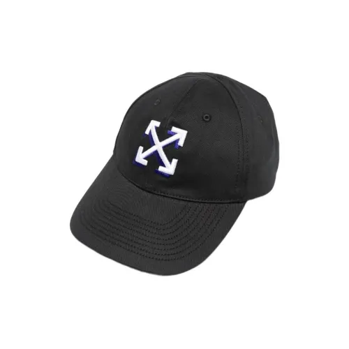 Off Белые хлопковые кепки черные мужские