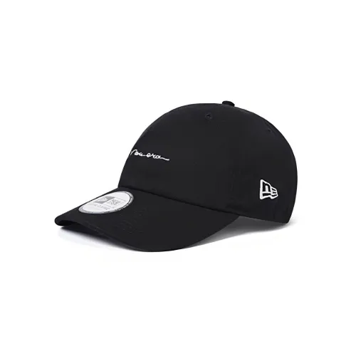 New Era Хлопковые кепки унисекс черные