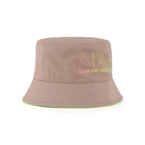 ARMANI EXCHANGE Cotton Bucket Hats Бежевый Мужской