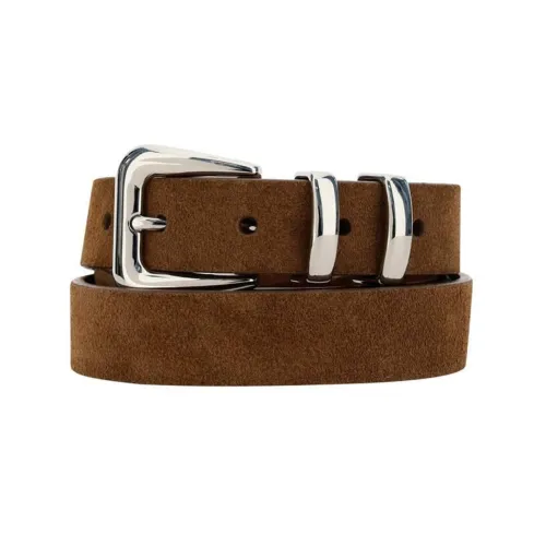 BRUNELLO CUCINELLI Ремни из телячьей кожи, коричневый, мужской