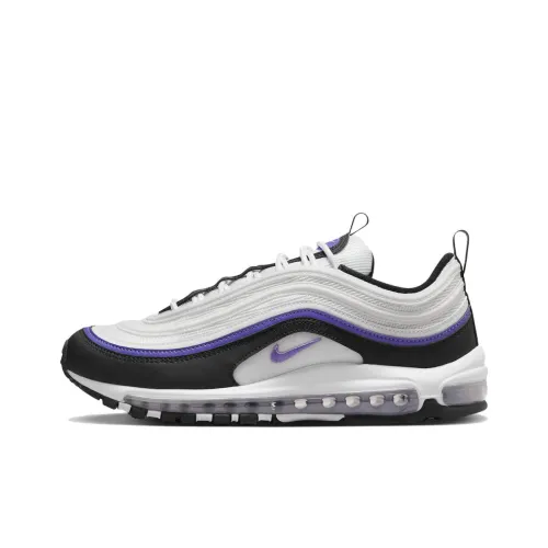 Nike Air Max 97 'Action Виноградный' Низкий Топ Casual Мужской Черный Белый Фиолетовый