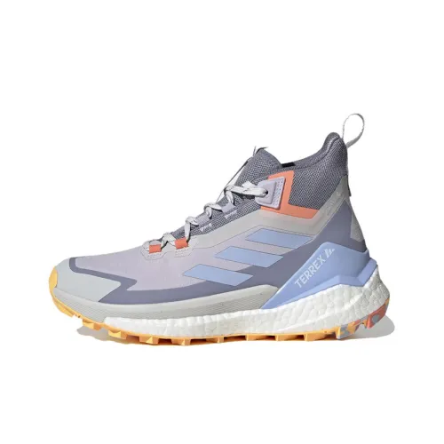 adidas Terrex FREE HIKER Gore Te Slip Resistant Abrasion Resistant High Top Streetwear Женские Фиолетовый