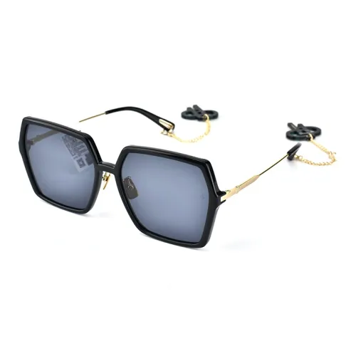 PORTS Пластиковая оправа Нерегулярная форма Солнцезащитные очки Унисекс Серый