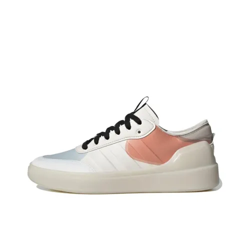 MARIMEKKO x Adidas Court Revival Slip Resistant Abrasion Resistant Low Топ Скейтборд Кроссовки Женские Белые Апельсиновые