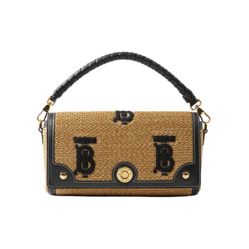 Burberry Сумка из телячьей кожи с украшением сумка через плечо сумка через плечо женская натуральный черный