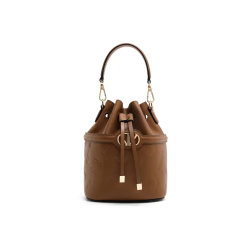 DILAKS Корова Кожа Одно Плечо Сумка Маленькая Женская Молочно-чайный Коричневый