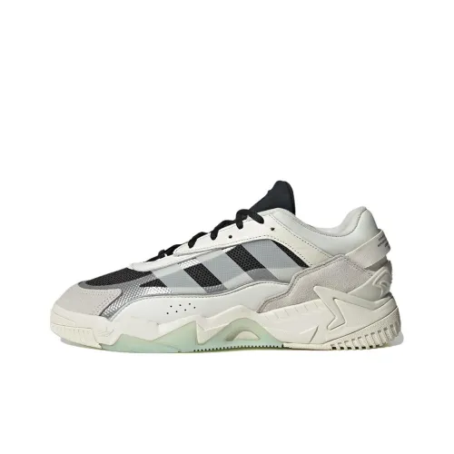 Adidas Originals Niteball 2,0 Slip-resistant Abrasion-resistant Lightweight Low Top Casual Men's White Black Adidas Originals Niteball 2,0 Противоскользящий Устойчивый к истиранию Легкий Низкий Топ Повседневный Мужской Белый Черный