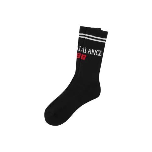 New Balance совместный бренд Черные мужские носки MID до икры