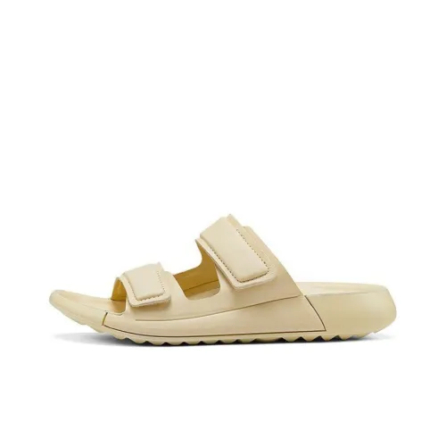 Ecco Стильные Сандалии Женские Цвет Соломенно-Желтый