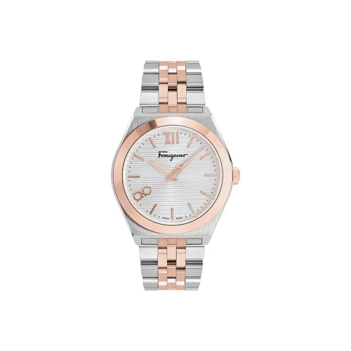 FERRAGAMO Наручные часы Кварцевый механизм Белый циферблат Мужские часы Ограниченная серия Год Дракона Удача Коробка