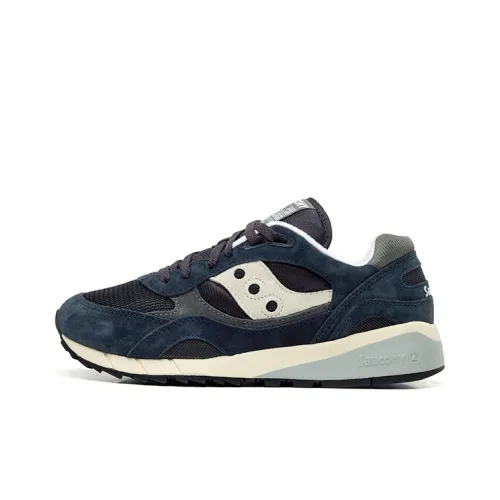 Saucony Shadow 6000 Беговые кроссовки Низкий верх Темно-синий Серый Унисекс
