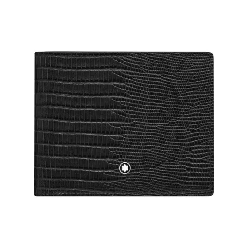 MONTBLANC Кошелек из коровьей кожи мужской черный