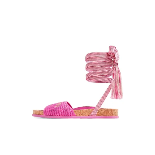 Jimmy Choo Gal One Sandals с ремешком для женщин персиково-розовый