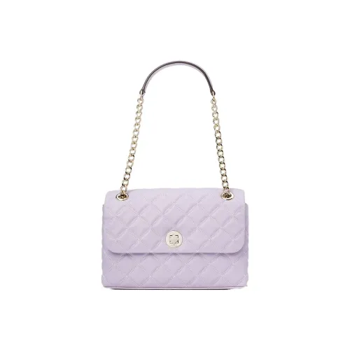 Kate Spade Natalia Кожа Конверт Сумка Плечевая Сумка Женская Таро Фиолетовая