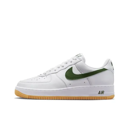 Nike Air Force 1 'Цвет Месяца' Низкие Кроссовки для скейтбординга Унисекс Белый Зеленый