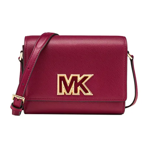 MICHAEL KORS Mimi Коровья кожа Маленькая квадратная сумка через плечо Маленькая женская Mulberry Красный