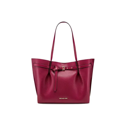 MICHAEL KORS Эмилия Бренд Этикетка Сумка Сумка через плечо Большая Женская Mulberry Красная