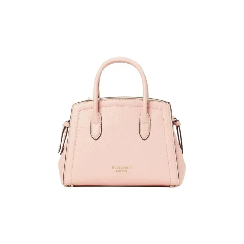 Kate Spade Knott Pebble Кожа Сумка-купол Сумка через плечо Мини Женская Розовая