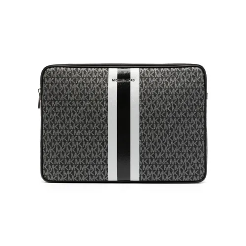 MICHAEL KORS Jet Set Кожа Ноутбук Сумка Клатч Женские Черный Белый