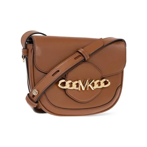 MICHAEL KORS Hally Овечья кожа Сумка через плечо Стандартная Женская Коричневая