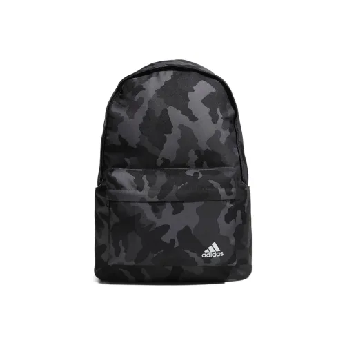 Adidas Polyester Backpack Standard Unisex Light Gray Dark Gray Black Adidas Полиэстер Рюкзак Стандартный Унисекс Light Серый Темно-Серый Черный
