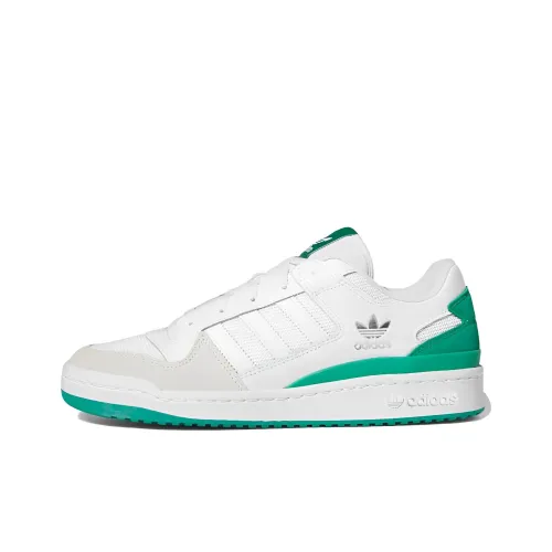 Adidas Originals FORUM Низкие Аbrasion-Resistant Low Top Скейтборд Кроссовки Unisex Белый Зеленый