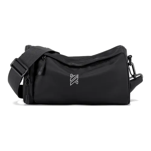 NOMK Oxford Toast Bag Workwear Bag Backpack Crossbody Bag Shoulder Bag Standard Unisex Black