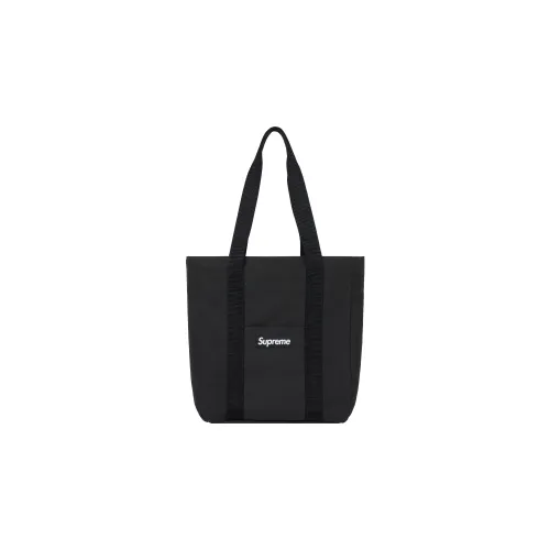 Supreme Холст Тоут Сумка Сумка для покупок Сумка через плечо Сумка Унисекс Черная
