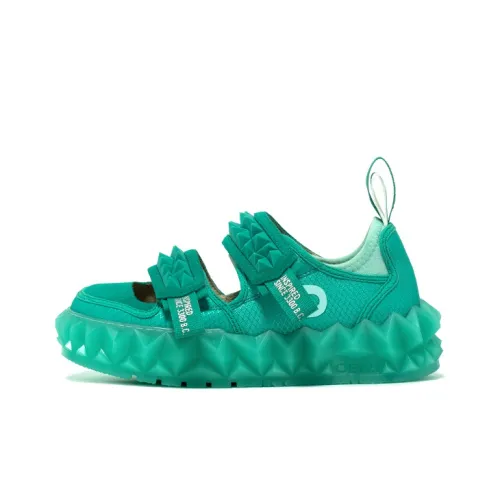 OETZI Ice Man Oz Низкие Кеды Домашние тапочки Женские Синие Зеленые