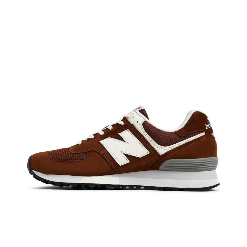 New Balance NB 576 Устойчивые к истиранию низкие беговые кроссовки для мужчин коричневые