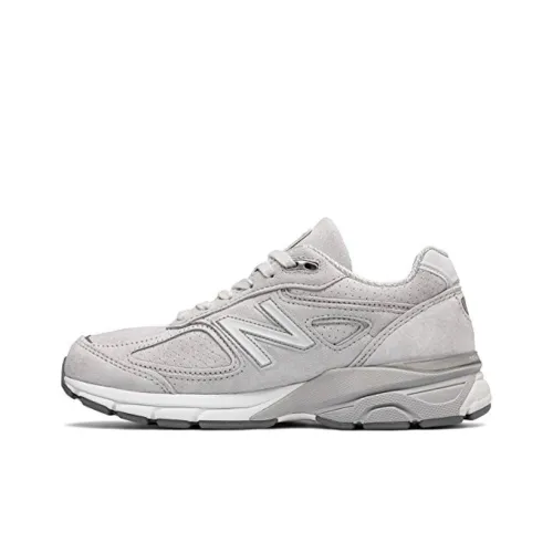 New Balance NB 990 V4 Low Топ Повседневные Беговые Кроссовки Женские Серые