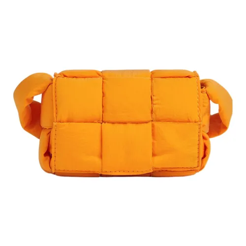 Bottega Veneta Cassette Полиамид Тофу Сумка через плечо Мини Мужская Апельсиновая