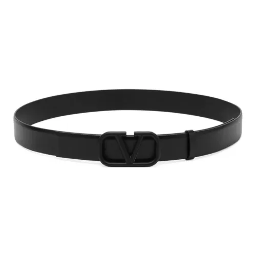 Valentino Ремни из коровьей кожи, черные, мужские
