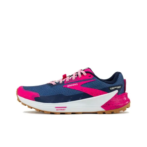 Brooks 2 Slip Resistant Abrasion Resistant Low Top Streetwear Женские Серый Синий Розовый