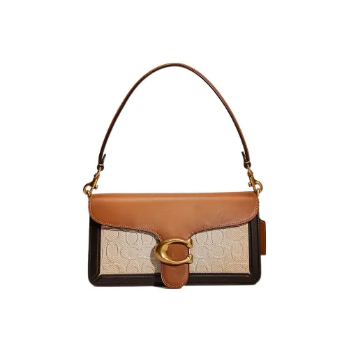 COACH Tabby Canvas Leather GOD OF Вино Bag Handbag Shoulder Bag Medium Women's Multicolor