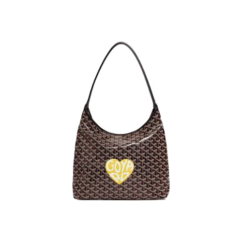 GOYARD Bohème Hobo Холст с кожей Сумка-хобо Сумка на плечо Сумка через плечо Женская