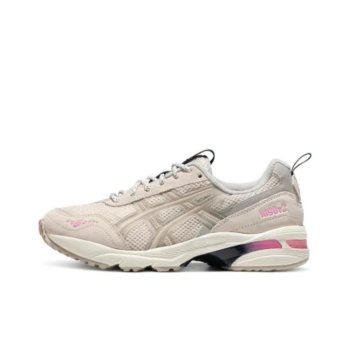 Asics Gel 1090 V2 Low Топ Беговые кроссовки Женские Бежево-серый