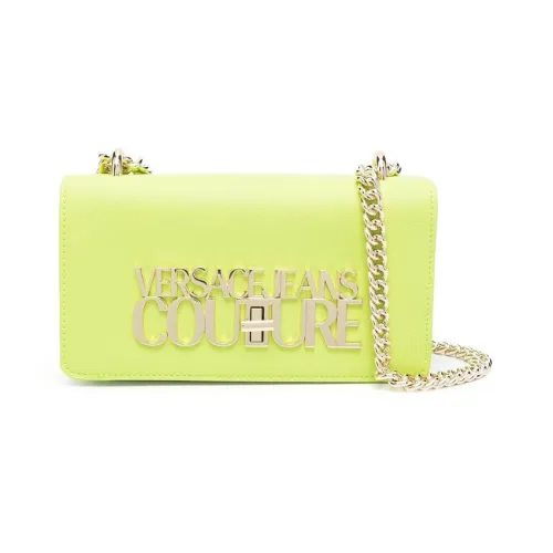 VERSACE JEANS COUTURE Полиуретан Сумка через плечо Сумка на плечо Женская Неоново-зеленый