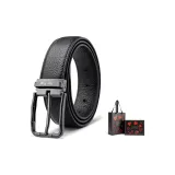 Металлическая пряжка, зернистая кожа личи + премиум-бокс