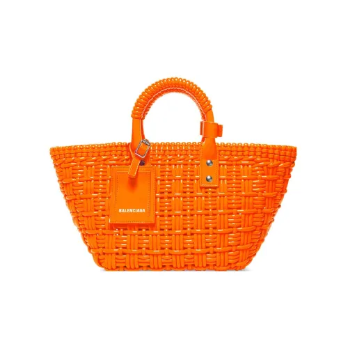 Balenciaga Bistro Овчина Корзинка-сумка Сумка через плечо Сумка Экстра малый Женская Апельсин