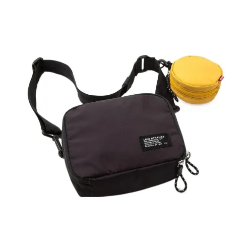 Levi's Полиэстер Сумка через плечо Мужская Черный Желтый Цвет
