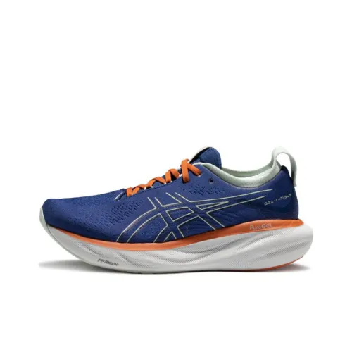 Asics Gel Nimbus 25 Low Топ Беговые кроссовки Мужские Синие
