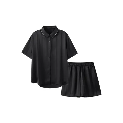 JINGYUN Пижамный комплект женский черный