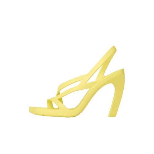 Bottega Veneta Jimbo One Ремешок Сандалии 10 см Женские Желтые