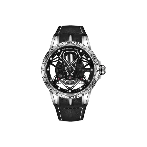 ROSDN Thunder Racing Collection Автоматический Механический Механизм Часы Мужские Черный Циферблат G2713